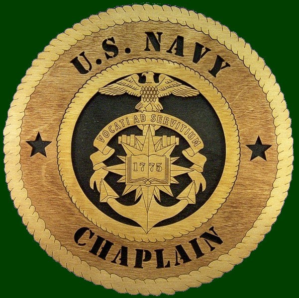 Navy Chaplain Laser Files for Wall Tributes