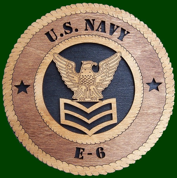 US Navy E-6 Laser Files for Wall Tribute