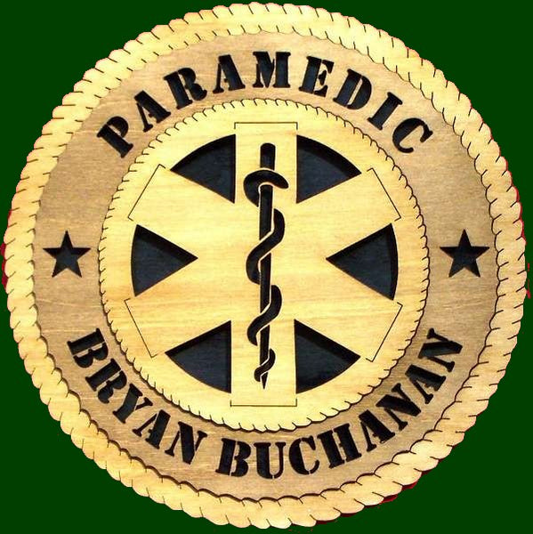 Paramedic (Customizable) Laser Files for Wall Tribute