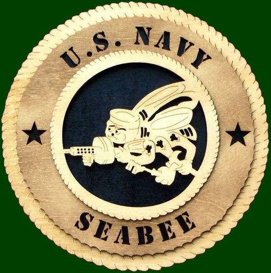 US Navy Seabee Laser Files for Wall Tribute