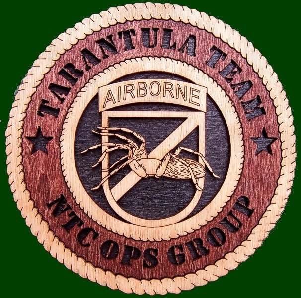 Airborne Tarantula Team Laser Files for Wall Tribute