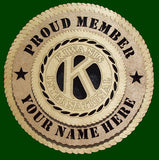 Kiwanis Laser File for Wall Tributes/Plaques